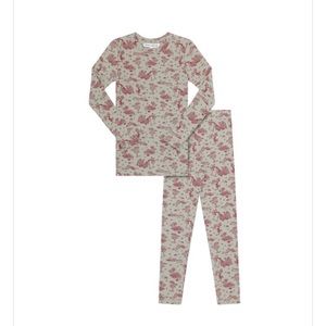 Little Parni girls toile print pajamas